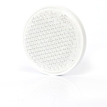 Reflectorizant alb rotund cu surub